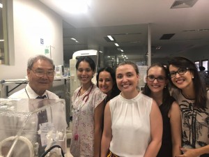 Dr. Wung na Unidade de Neonatologia do HMIB (26/10/18)